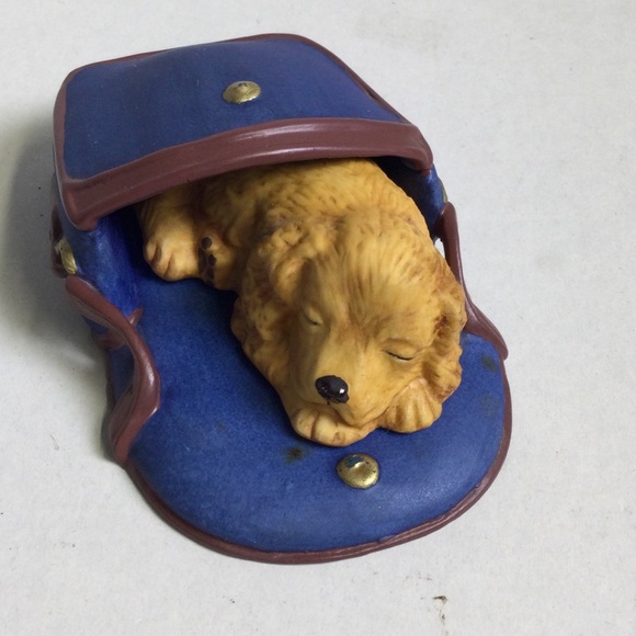 Princeton Gallery 1991 Purse Napper Cocker Spaniel Fine Porcelain - Picture 6 of 12